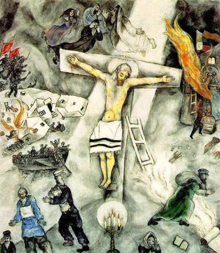 White Crucifixion, 1938 by Marc Chagall