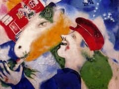Peasant Life by Marc Chagall