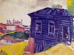 The Blue House by Marc Chagall
