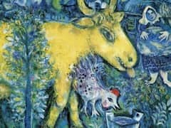 The Farmyard by Marc Chagall