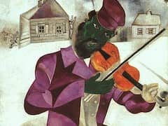 The Green Violinist by Marc Chagall