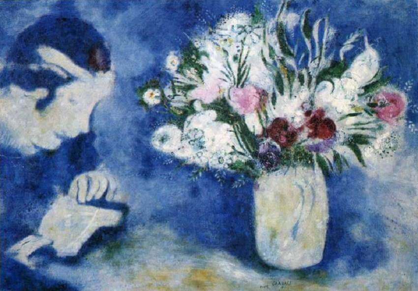 Bella in Mourillon, 1926 by Marc Chagall