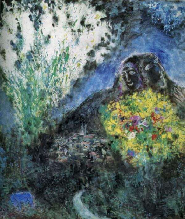 La Baou de Saint-Jeannet, 1969 by Marc Chagall