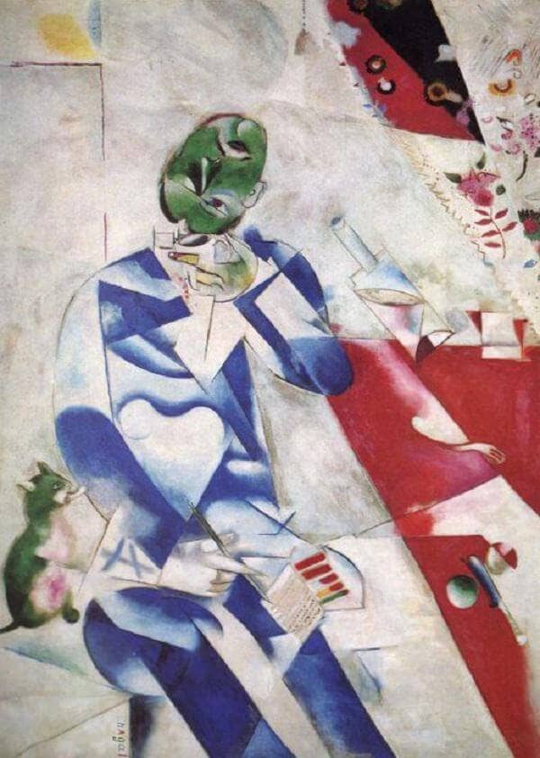 The Poet, 1912 by Marc Chagall