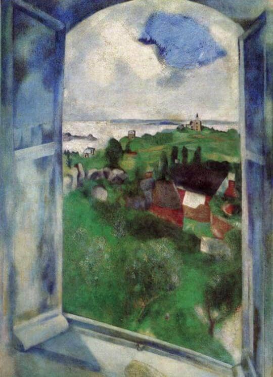 The Window, 1924 by Marc Chagall