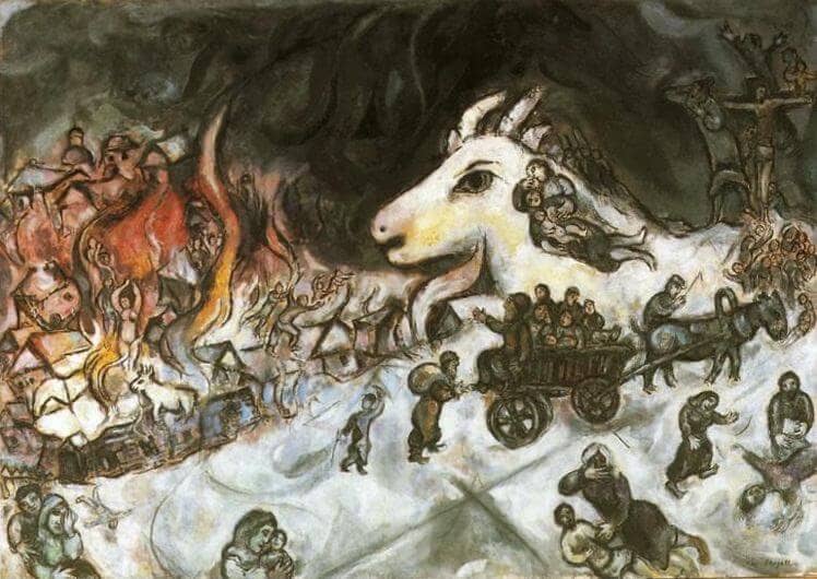 War, 1964 - by Marc Chagall