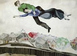 Over the Town by Marc Chagall